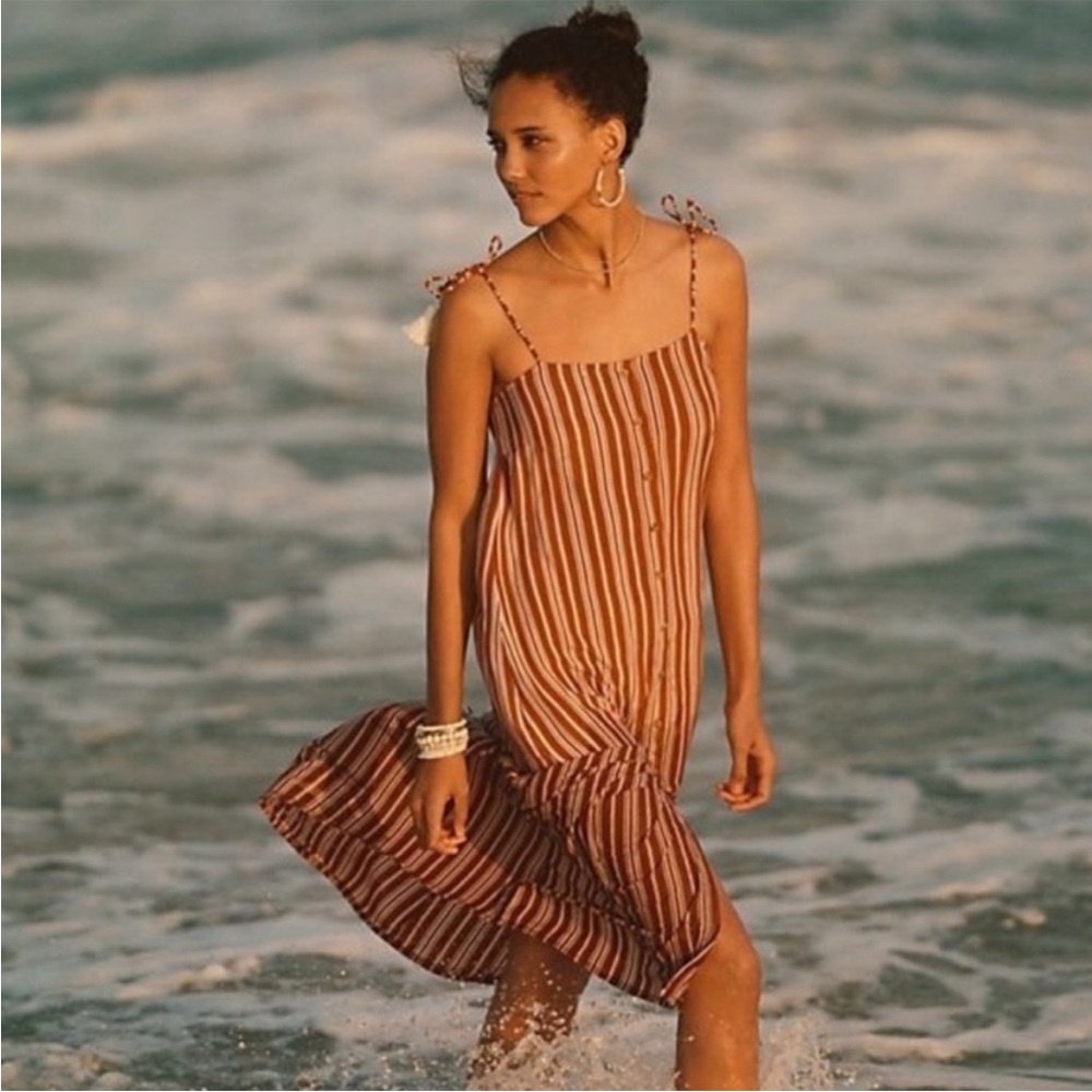 NWT Anthropologie size L Faithfull Arietta maxi dress